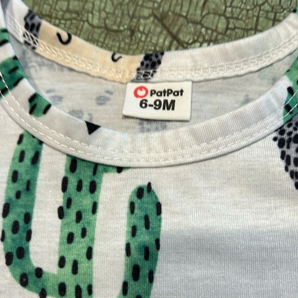 Gender Neutral 3-6 month one piece rompers - hedgehog shorts, Palm Long Pants